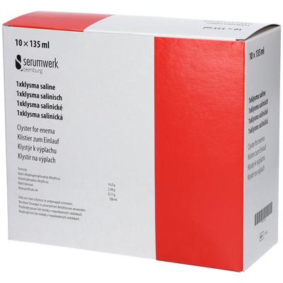 Klysma 1x salinisch 10x135 ml Klistiere