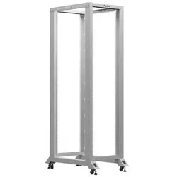 Lanberg OFFENES RACK 19 42HE 600X1000 GRAU (42 HE, 19 Zoll Rack), Serverschrank, Grau