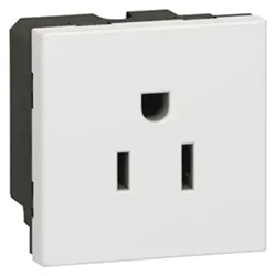 Legrand 077504 Steckdose USA (SK) 2P+E 15A Mosaic weiß