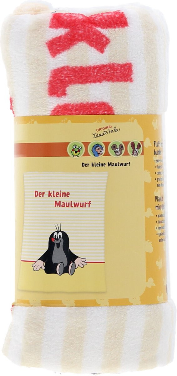 Der Kleine Maulwurf Baby Coral-Fleece Deken