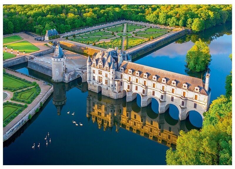 Puzzle 1000 pcs Château de Chenonceau, Touraine - Calypto