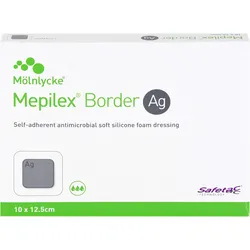 Mepilex Border Ag 10x12.5cm 5 ST