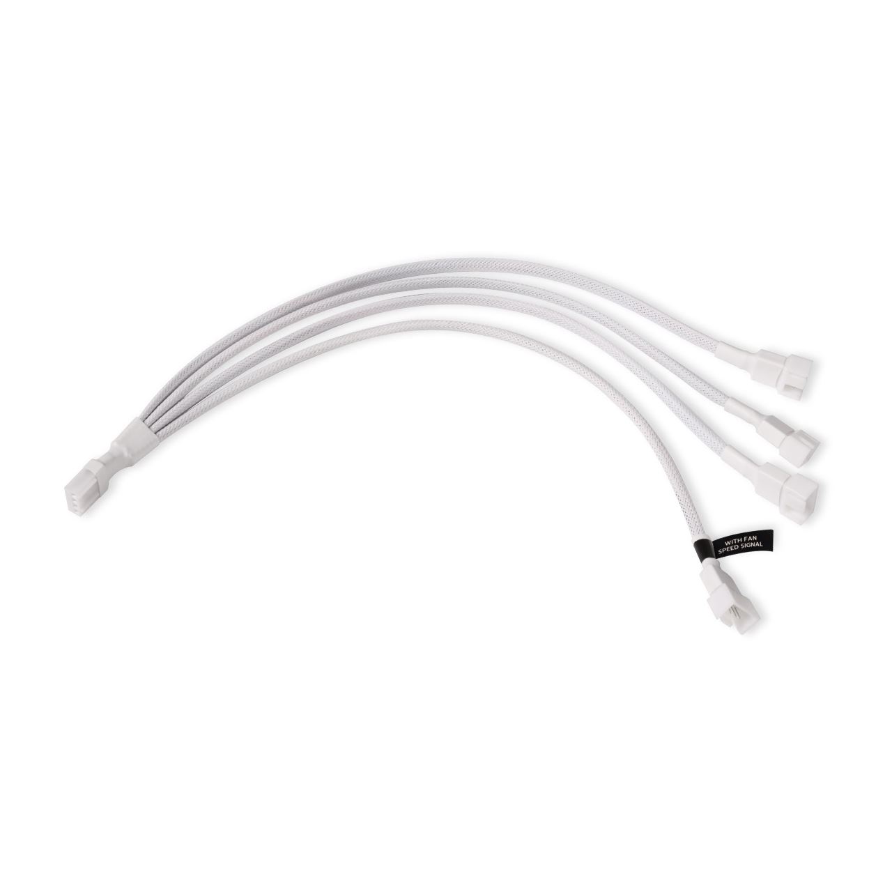 Alphacool LK Y-Splitter 4-Pin auf 4x 4-Pin PWM 30cm weiß