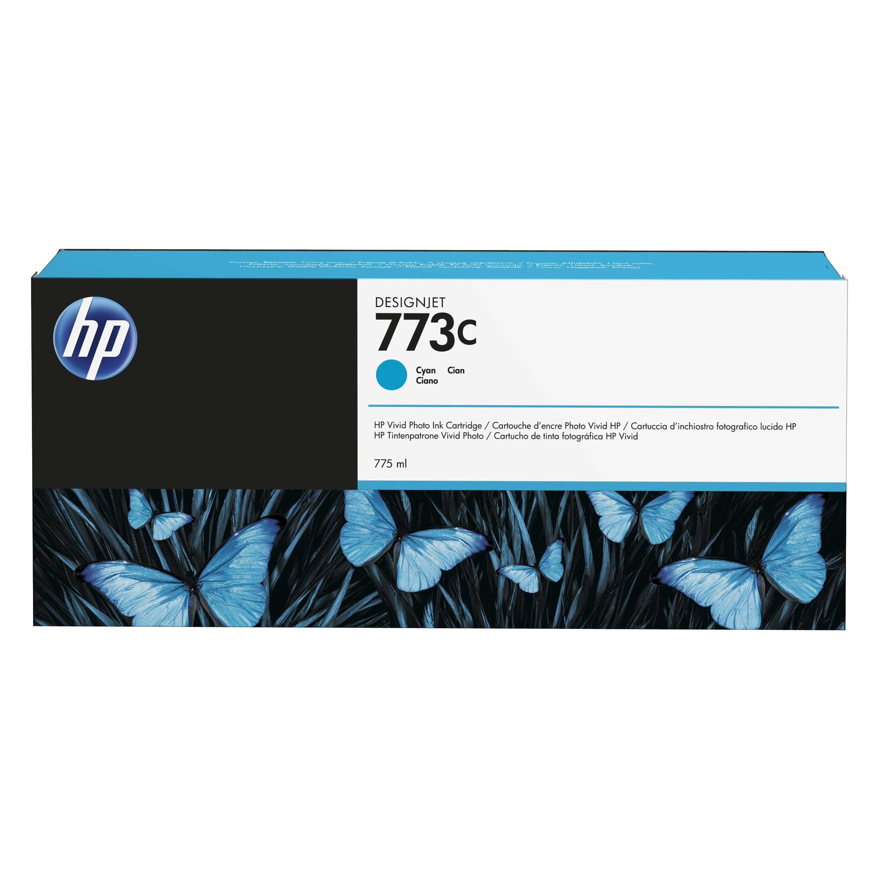 HP 773C - 775 ml - Cyan - Original - Tintenpatrone (C) (C1Q42A)
