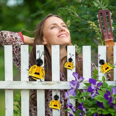 All Categories Goods Metal Bumble Bee Wall Art, Hanging Bee Garden Ornament Set, Perfect For Lawn, Fence, And Home Decor, Ideal Spring Gift Metal Bumble Bee Wall Art, Hanging Bee Garden Ornament Set, Perfect For Lawn, Fence, And Home Decor, Ideal Spring G