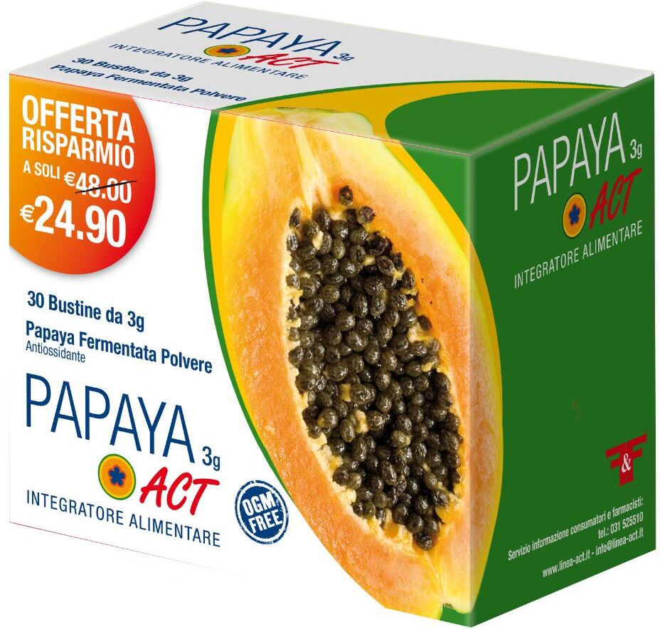 F&F Srl Papaya Act 3 g, 30 Bustine