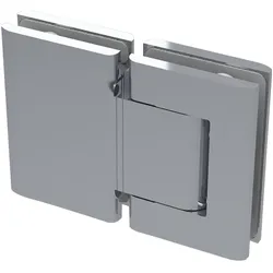 Simonswerk, Türband, Colcom Duschtürband/Hydraulikband 8015BTJC 180° Glas-Glas, Aluminium silberfärbig