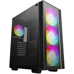 Deepcool MATREXX 55 V4 (ATX, mATX, Mini-ITX), PC Gehäuse, Schwarz