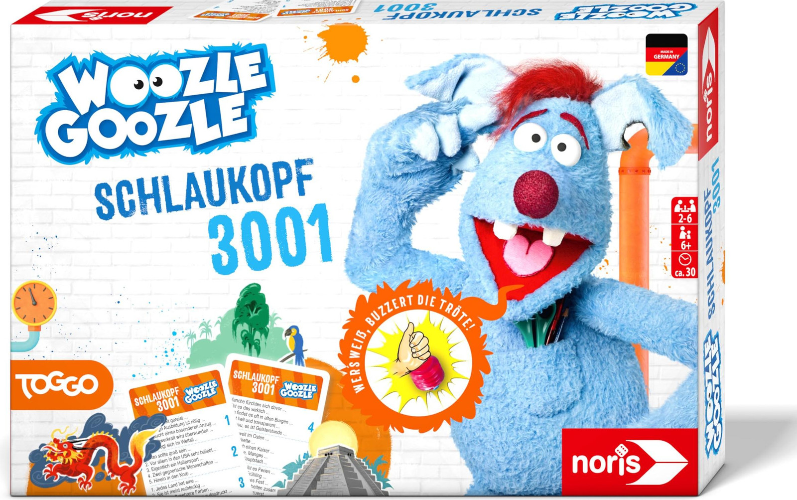Noris Simba Dickie Woozle Goozle Schlaukopf 3001 606102071