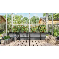 Vitavia Hochbeet "Linus IN & OUT 401 L",granit/ schwarz,