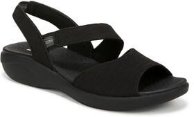 Women's Cheerful Sandal by Bzees in Black (Size 6 1/2 M)