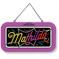 H&H NEON SCHILD MATHILDA