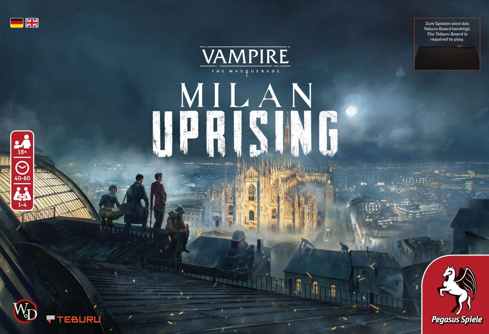 Teburu: Vampire: The Masquerade - Opstand in Milaan van Pegasus Spiele