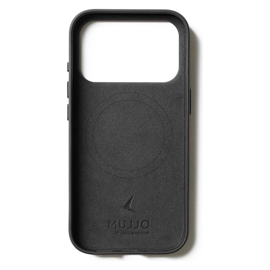 Mujjo Lederhülle - Lederhülle für iPhone (Apple iPhone 17 Pro) (MUJJO-CL-061-BK)