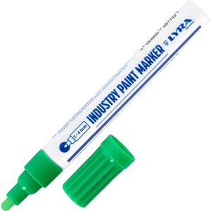 Lyra Industriemarker 4040, grün, Strichbreite 2 - 4 mm, wasserfest