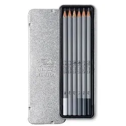 Winsor & Newton, Bleistift, Graphite pencil assorted 6pcs tin box (6x)