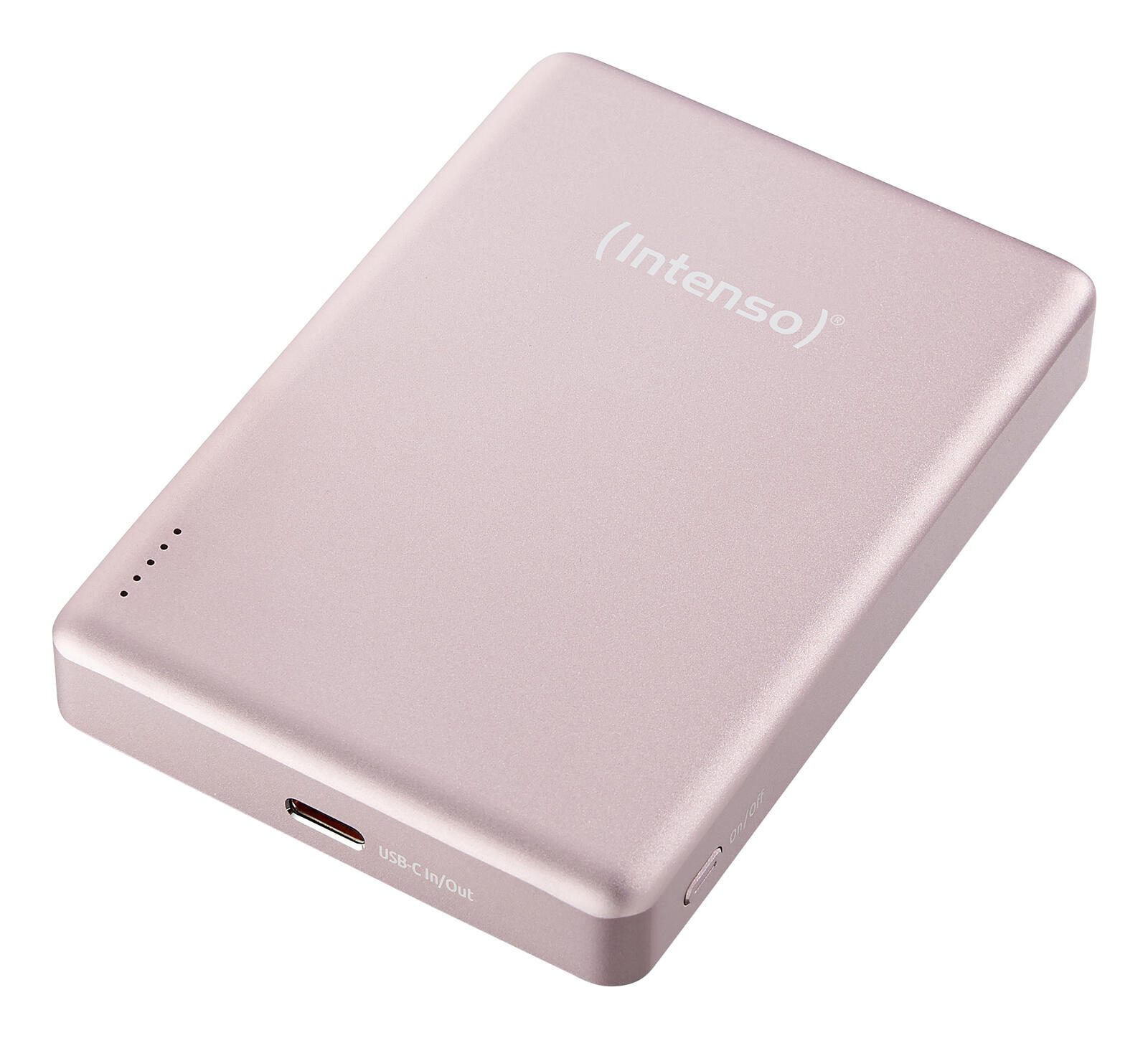 Intenso MW10000 magnetische kabellose Powerbank - Rosé 7344033