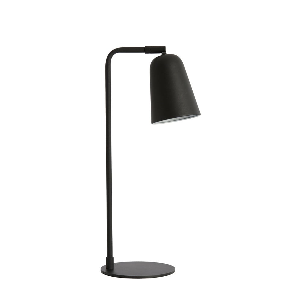 Zwarte Salomo bureaulamp van Light & Living