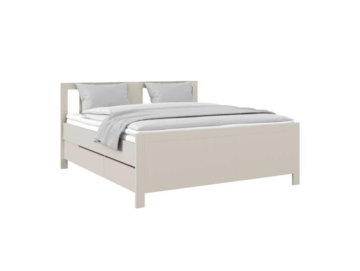 Stauraumbett Pisa mit 4 Laden kaschmirfarben 180x200