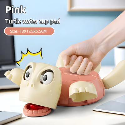 Inspire Select Cute Turtle Heat Resistant Coaster Anti Scald Insulation Mat For Cups, Teapots & Table Protection pink