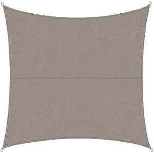Casa-Pura Sonnensegel fd-8428, grau, quadratisch, 3 x 3m, wasserabweisend, UV-Schutz