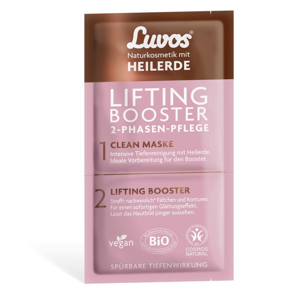 Luvos Heilerde Lifting Booster&Clean Maske 2+7,5ml 1 St Gesichtsmaske