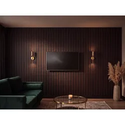 Akustikpaneel LuxLine, Nussbaum Milano, 2400x561x19 mm, 3-seitig foliert