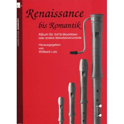 Renaissance bis Romantik, für 4 Blockflöten -