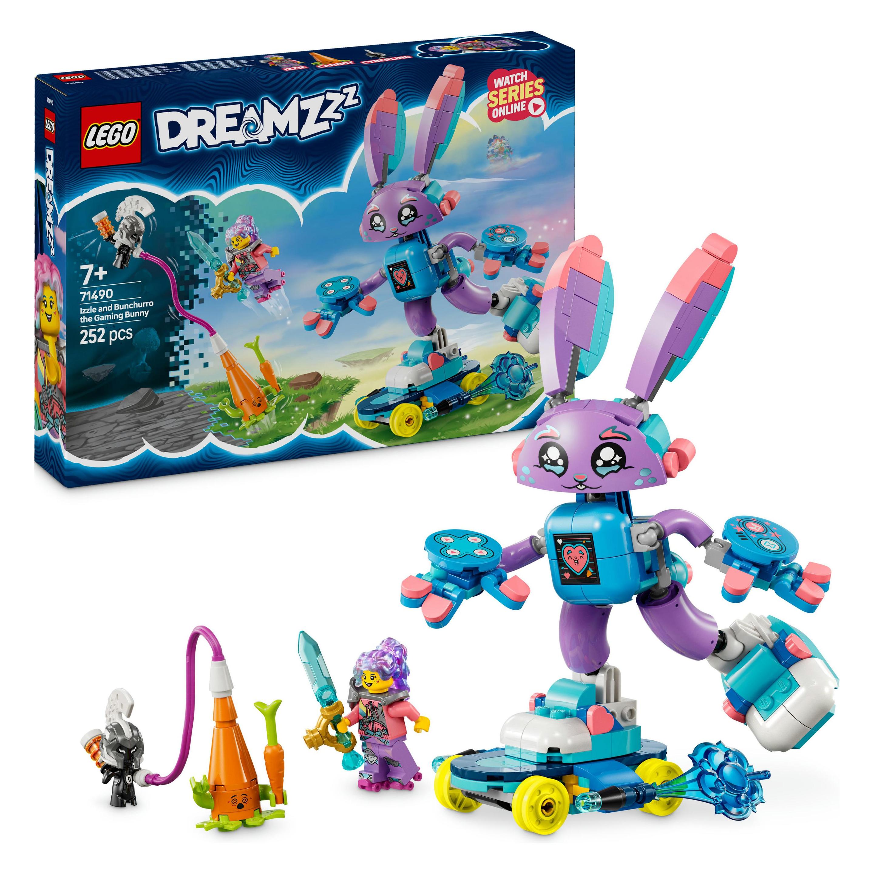 LEGO Izzie und Bunchurro der Gaming-Hase (LEGO Dreamzzz, 252 Teile) (71490)