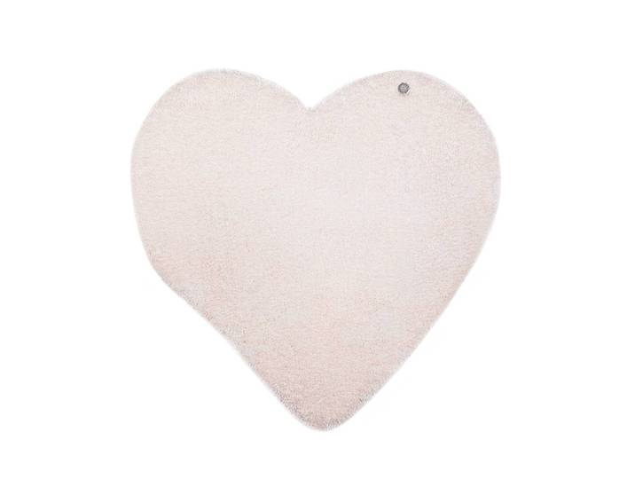 Tapis Soft Heart 100 x 100cm Blanc