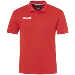Kempa POLY Poloshirt Kinder rot 140
