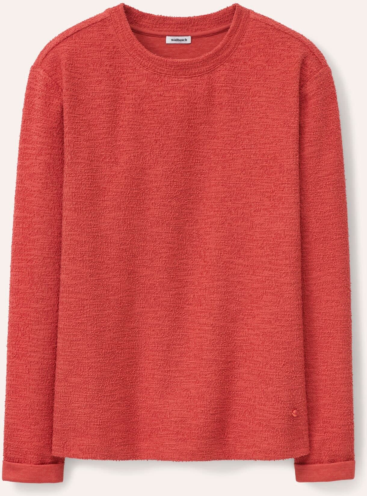 Walbusch Shirt in Boucleoptik, normale Größen, Farbe Rot, 36, schöne Boucléstruktur vielseitig kombinierbar Damen