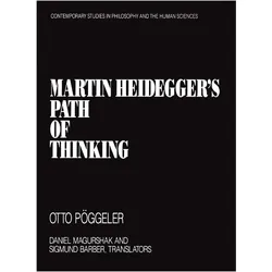Martin Heidegger’s Path of Thinking, Sachbücher von Otto Poggeler