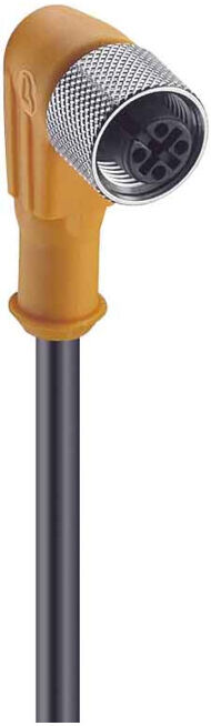 Lumberg Automation Coupleur avec vis 4 pôles M12 câble PUR 5 m RKWT 4-225/5m (11442)