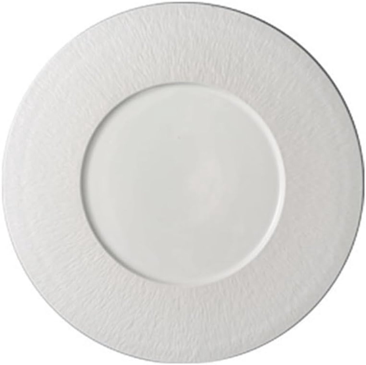 Dinerbord Keramiek Wit - Platte Schaal met 30,5 cm Diameter
