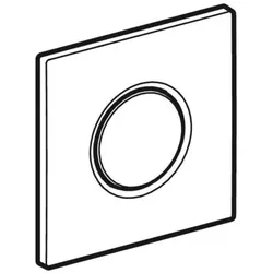 Geberit HyTouch Abdeckplatte Sigma01 242811211 für UR-Strg. pneumatisch, hgl. -verchromt