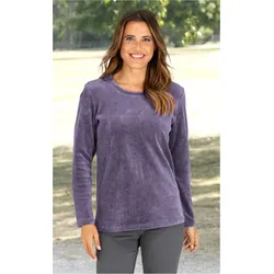 Baumwoll-Shirt in pflaume in Größe 40/42 von DW-Shop, Pflaume, 40/42