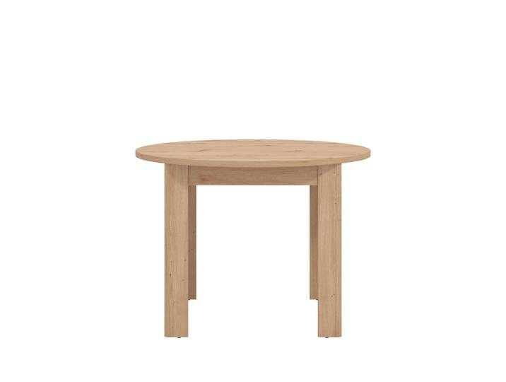 Esstisch HOME AFFAIRE Ancona runder Tisch, 106 cm, MFD Tischplatte , braun (artisan eiche), B:106,5cm H:76,5cm T:106,5cm, Tische, Esstisch, in verschiedenen modern Farben, Ideal für eine moderne Küche