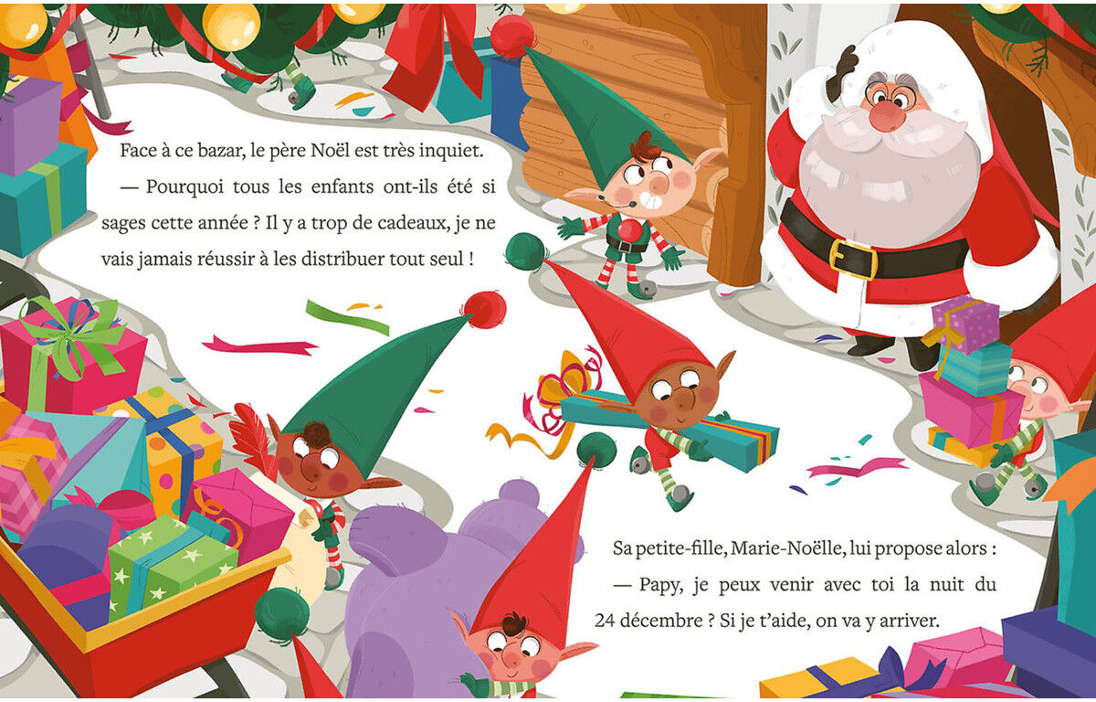 Mon premier roman de l'avent : Le concours du père noël - Auzou
