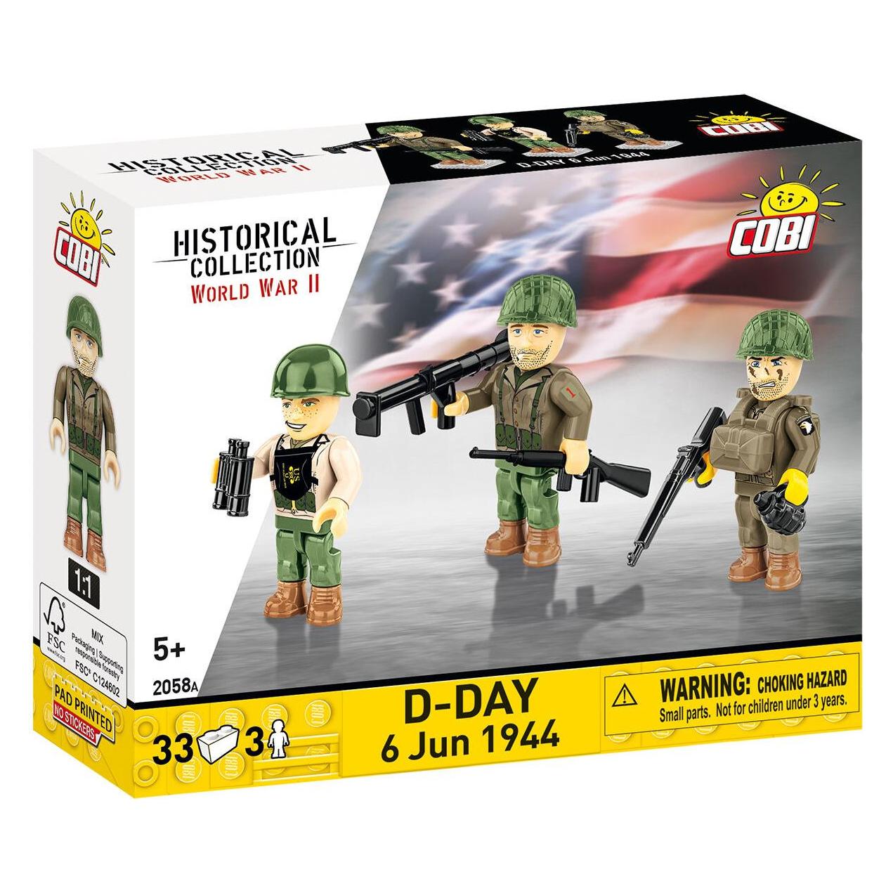 Cobi Historische Sammlung Figuren D-DAY 6. Juni 1944 (10-COBI-2058)