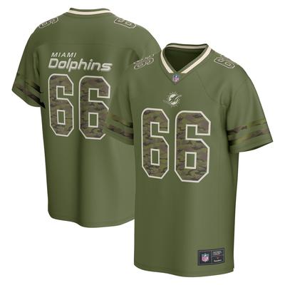Footballtrikot FANATICS "Fanatics Trikot Miami Dolphins CAMO Foundation", Herren, Gr. L, grün, 100% Polyester, Trikots