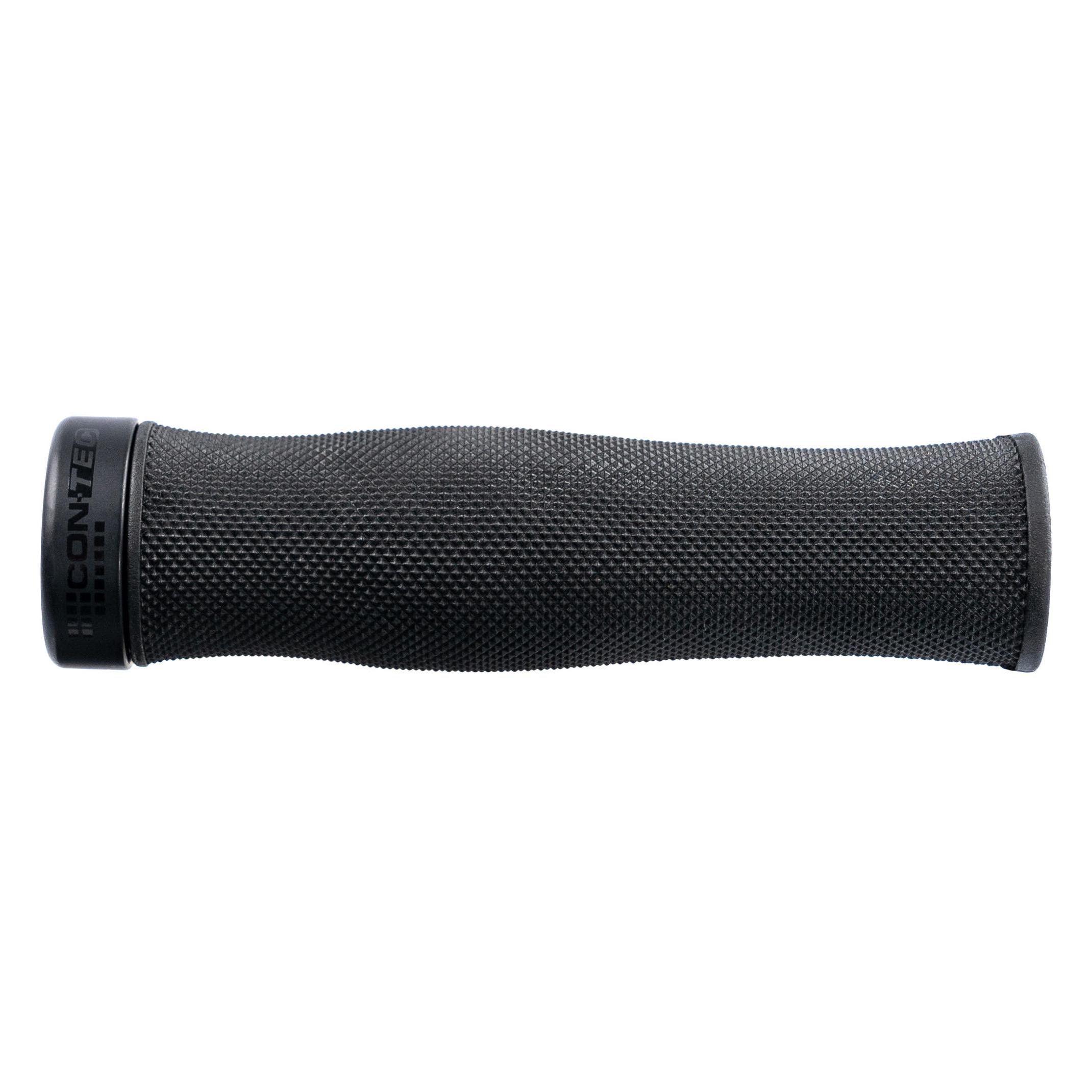 Contec Fahrrad-Griffe Trail Shock, 129 mm, D2-Zweikomponenten, ergonomische Lenkergriffe, für Mounta (03189933)