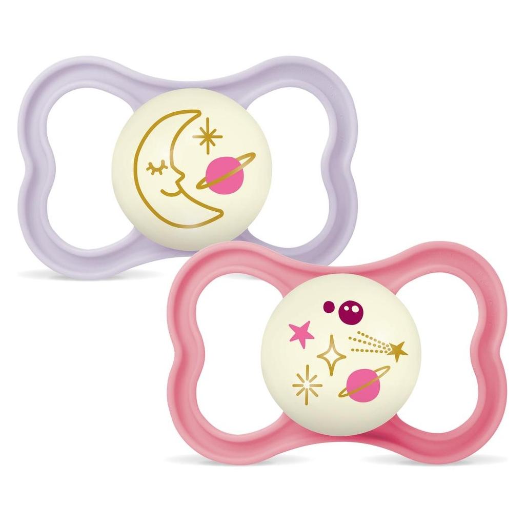 MAM - Air Night Silk 16-36m 2p Box V - Pink (2x, 16 - 36 Monate) (4115578)