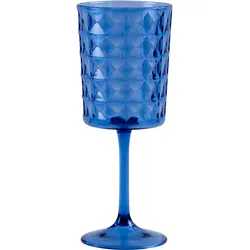 Gimex Kunststoff Weinglas Stone Line Azur 400 ml