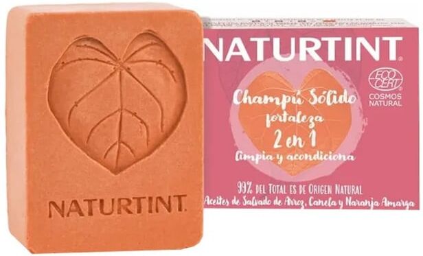 Naturtint Champô Sólido Fortaleza Limpa E Condiciona 2 Em 1 75g