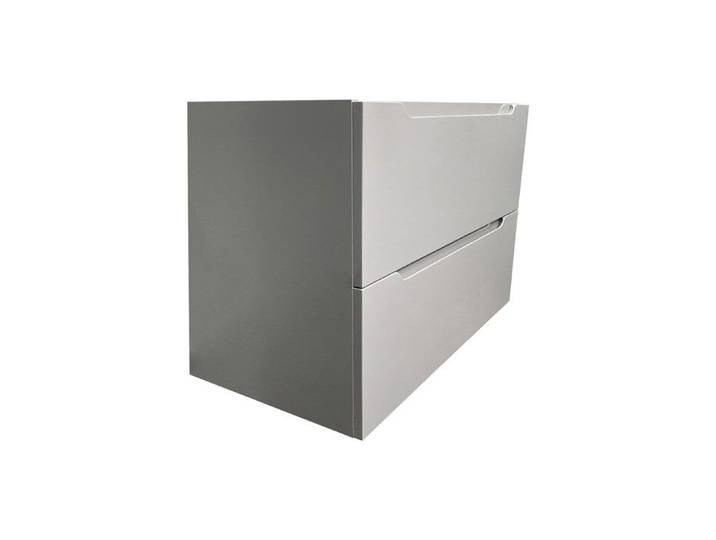Meuble sous vasque suspendu - Gris - 80 cm - STEFANIE