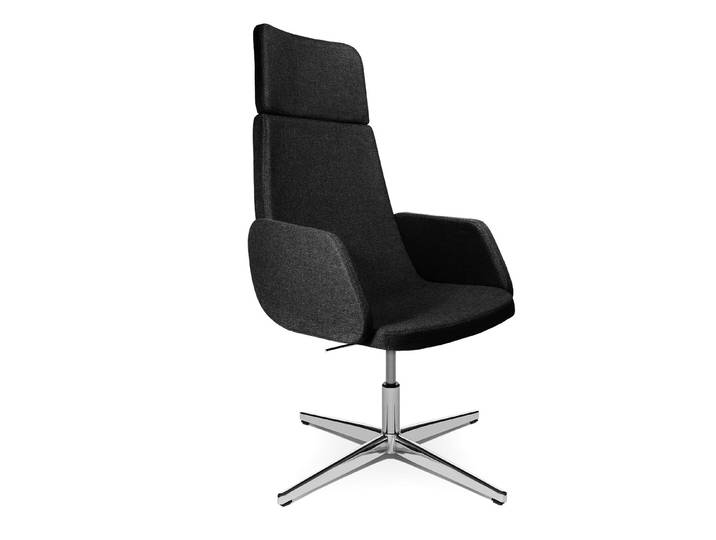 Lounge Sessel Topstar Sitness Lounge 30, Schwarz, Neu - Ergonomisch & Höhenverstellbar