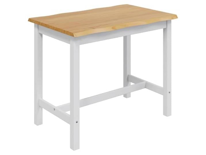 HBBMGYD EKAI Stehtisch, weiß, 112 x 70 x 91 cm, Kiefernholz, massiv Urbanes Industriedesign, massives Kiefernholz, markante Kante, langlebige Lackierung, einfache Wartung