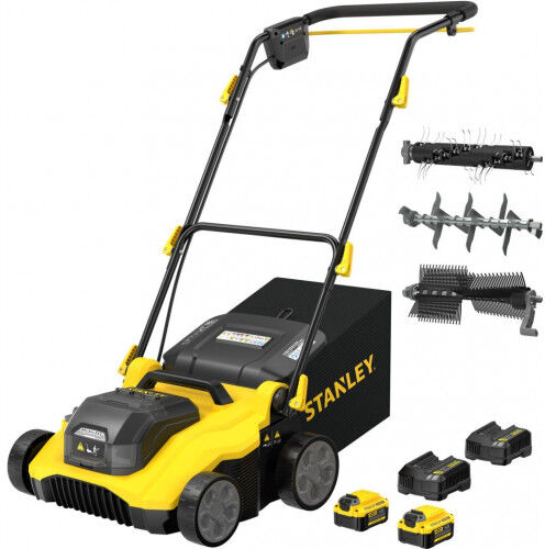 Stanley SCOEP3801M2-QW FatMax V20 Scarificateur (38cm/2x18V/2x4,0Ah)