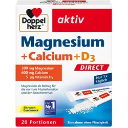 Doppelherz aktiv Magnesium + Calcium + D3 Direkt